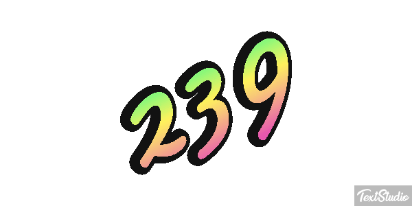 239 Texteffekt