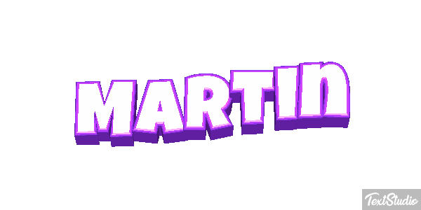 Martín Efecto de texto
