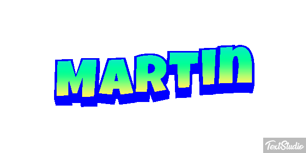 Martín Efecto de texto