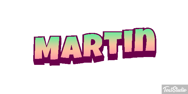 Martín Efecto de texto