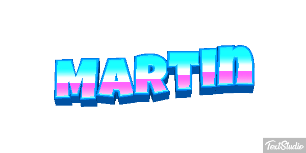 Martín Efecto de texto
