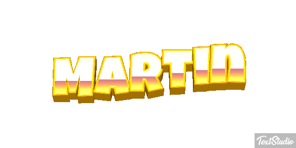 Martín Efecto de texto
