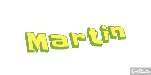 Martín Efecto de texto