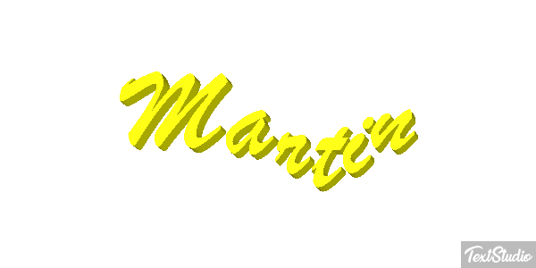 Martín Efecto de texto
