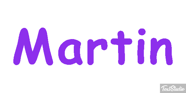 Martín Efecto de texto