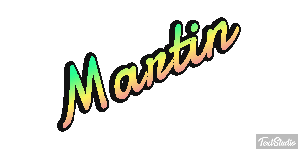 Martín Efecto de texto