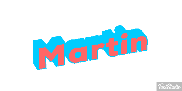 Martín Efecto de texto