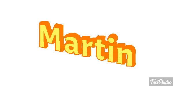 Martín Efecto de texto
