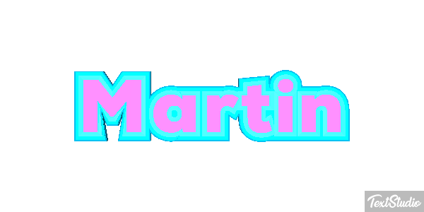 Martín Efecto de texto