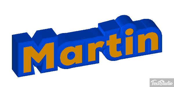 Martín Efecto de texto