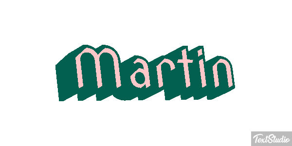 Martín Efecto de texto