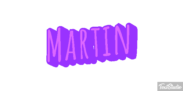 Martín Efecto de texto