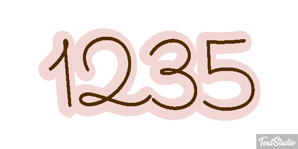 1235 Text effect