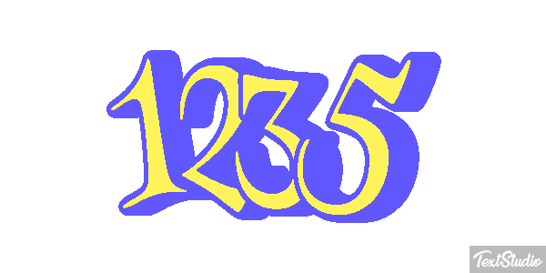 1235 Text effect