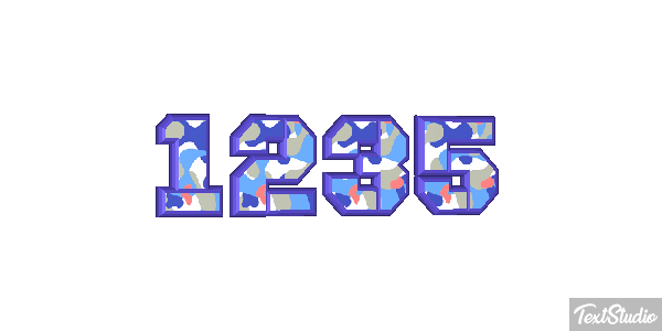1235 Text effect