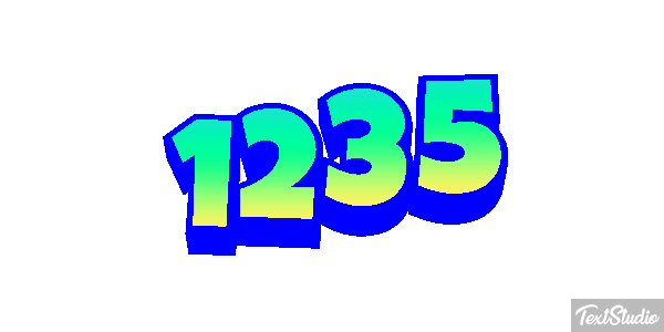 1235 Text effect