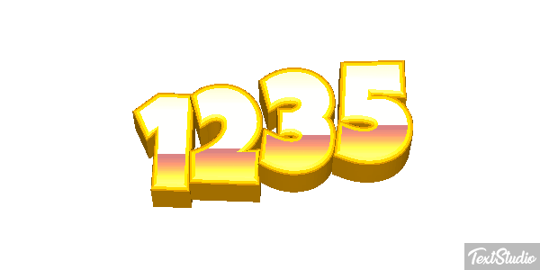 1235 Text effect