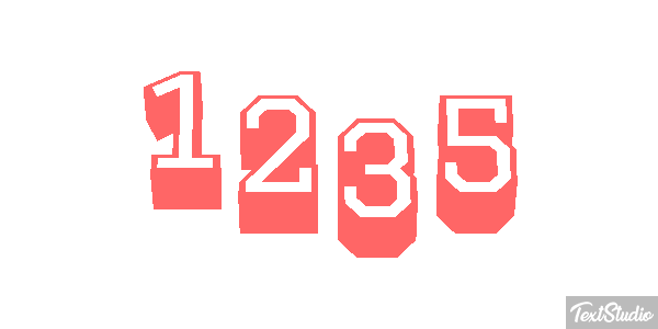 1235 Text effect