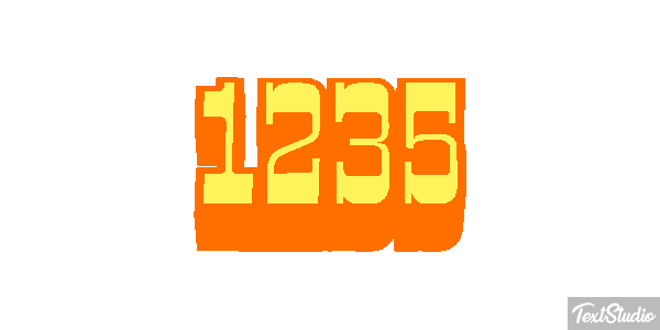 1235 Text effect