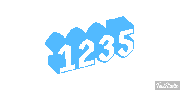 1235 Text effect