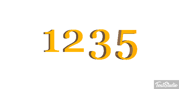 1235 Text effect