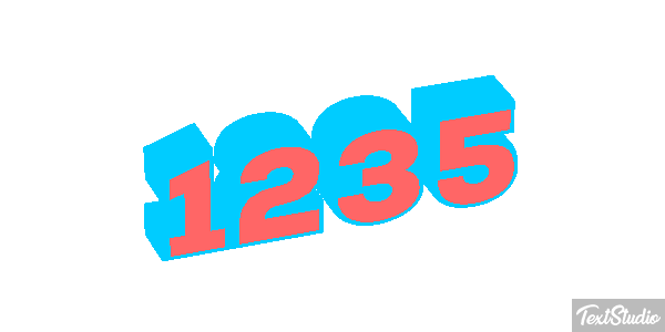 1235 Text effect