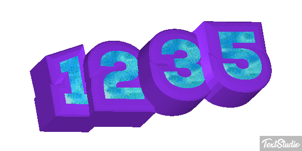 1235 Text effect