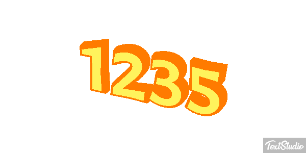 1235 Text effect