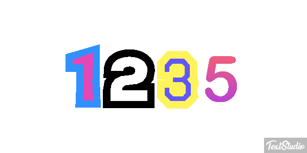 1235 Text effect