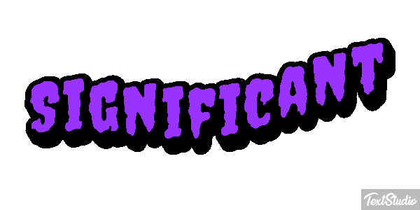 Significant Text effect