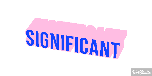 Significant Text effect