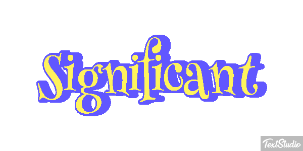 Significant Text effect