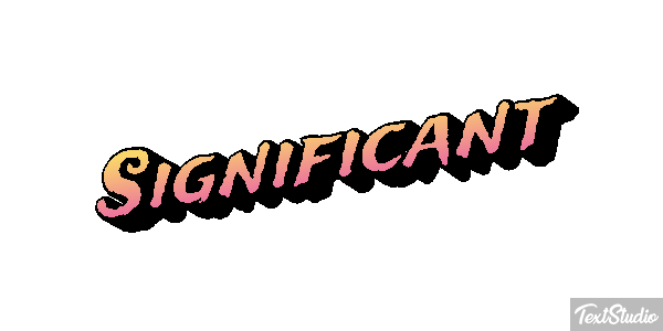 Significant Text effect