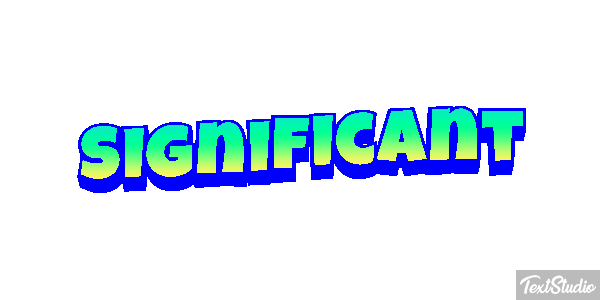 Significant Text effect