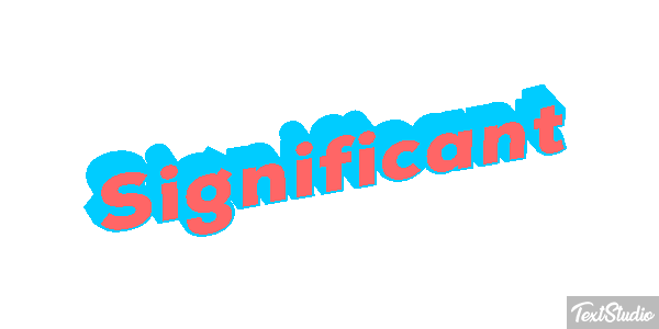 Significant Text effect
