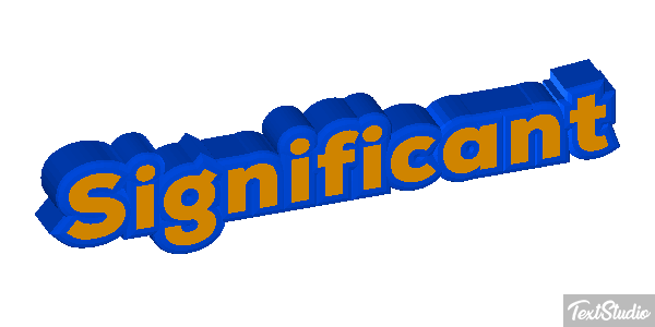 Significant Text effect