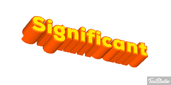 Significant Text effect