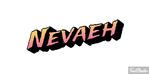 Nevaeh Texteffekt