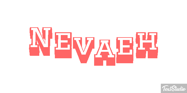 Nevaeh Texteffekt