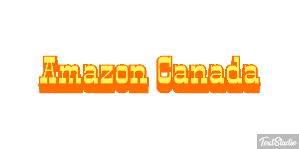Amazon Canada Effet de texte