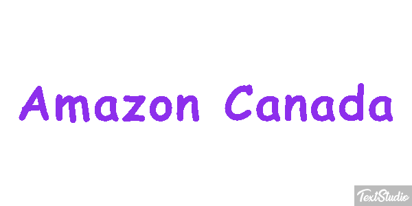 Amazon Canada Effet de texte