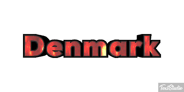 Denmark Text effect