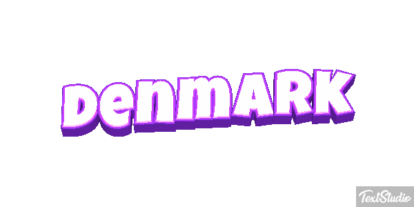 Denmark Text effect