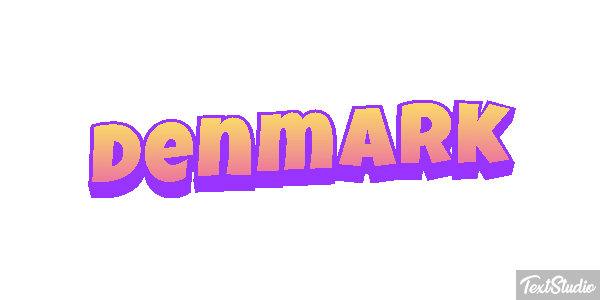Denmark Text effect