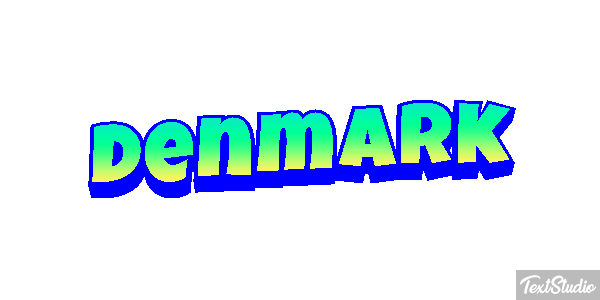 Denmark Text effect