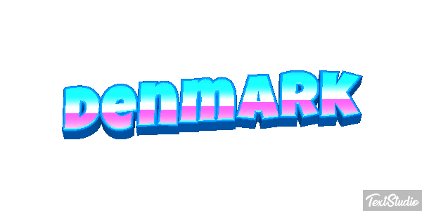 Denmark Text effect