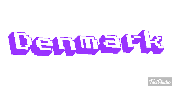 Denmark Text effect