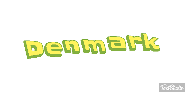 Denmark Text effect