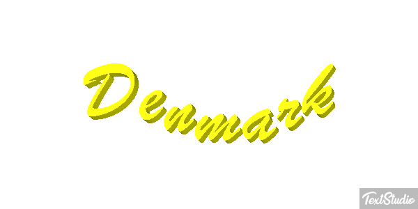 Denmark Text effect