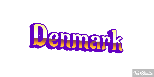 Denmark Text effect